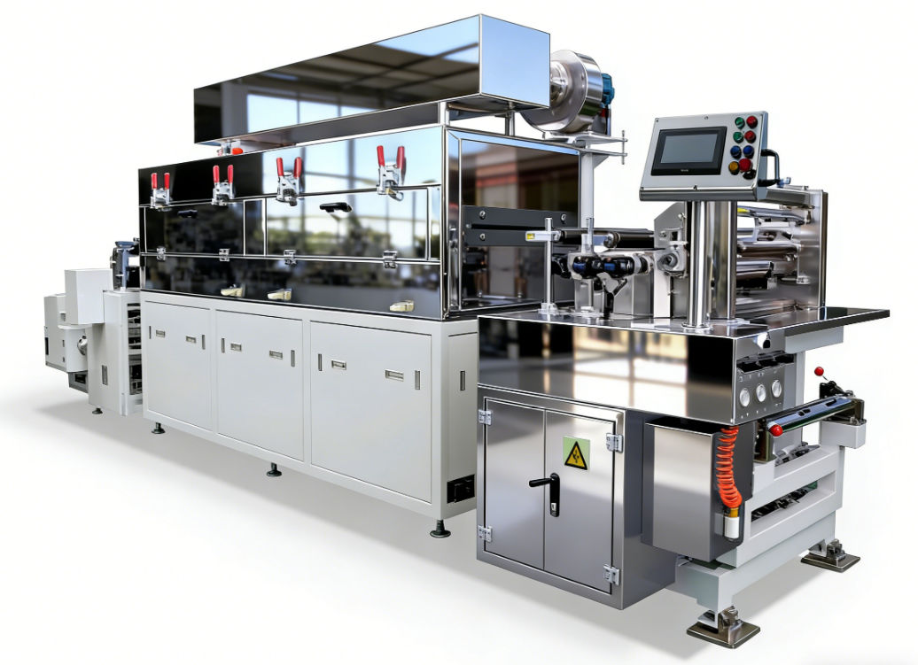   间歇式中试涂布机3节1米烘箱