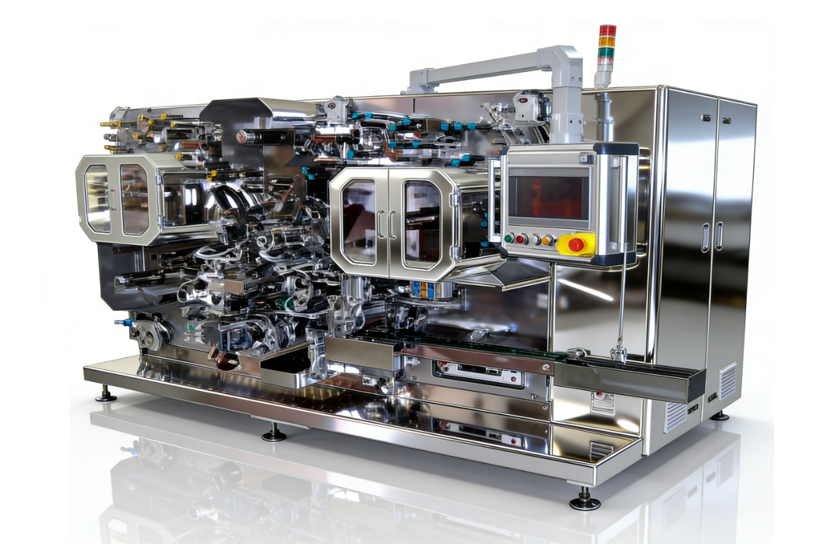 全自动双针方形小聚合物卷绕机 GRS-SZD-60