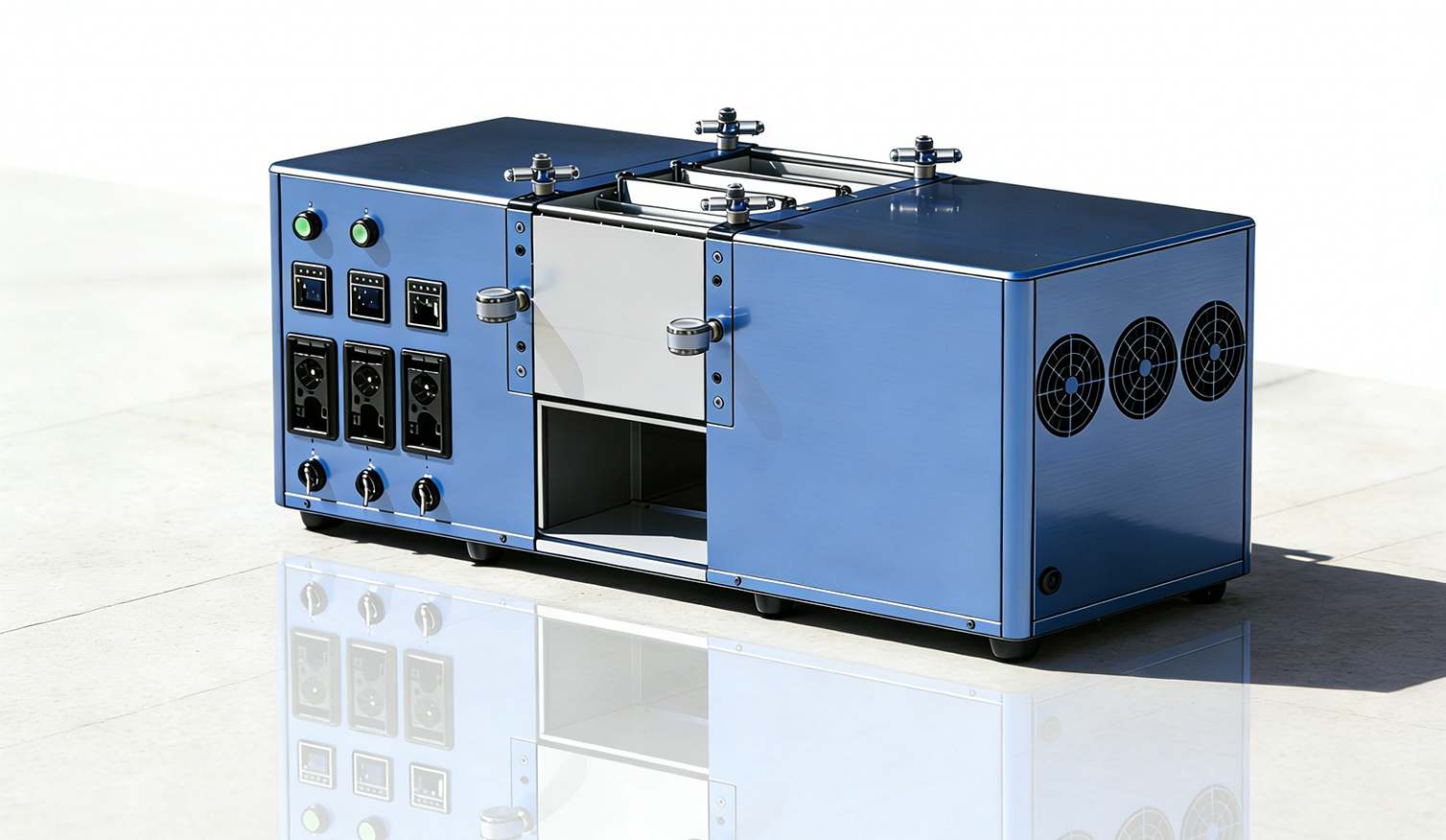 内加热电动卧式三辊对辊机 GRS-JS200W-3G